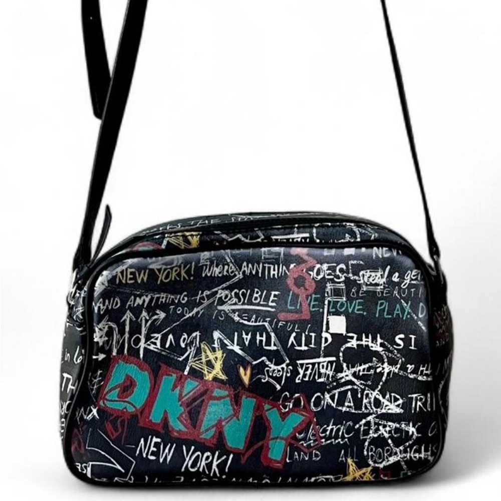 DKNY Erin Graffiti Camera Crossbody Bag